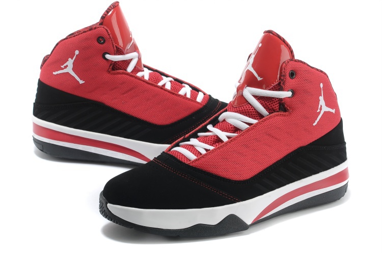 Jordan B`MO Red Black White Shoes